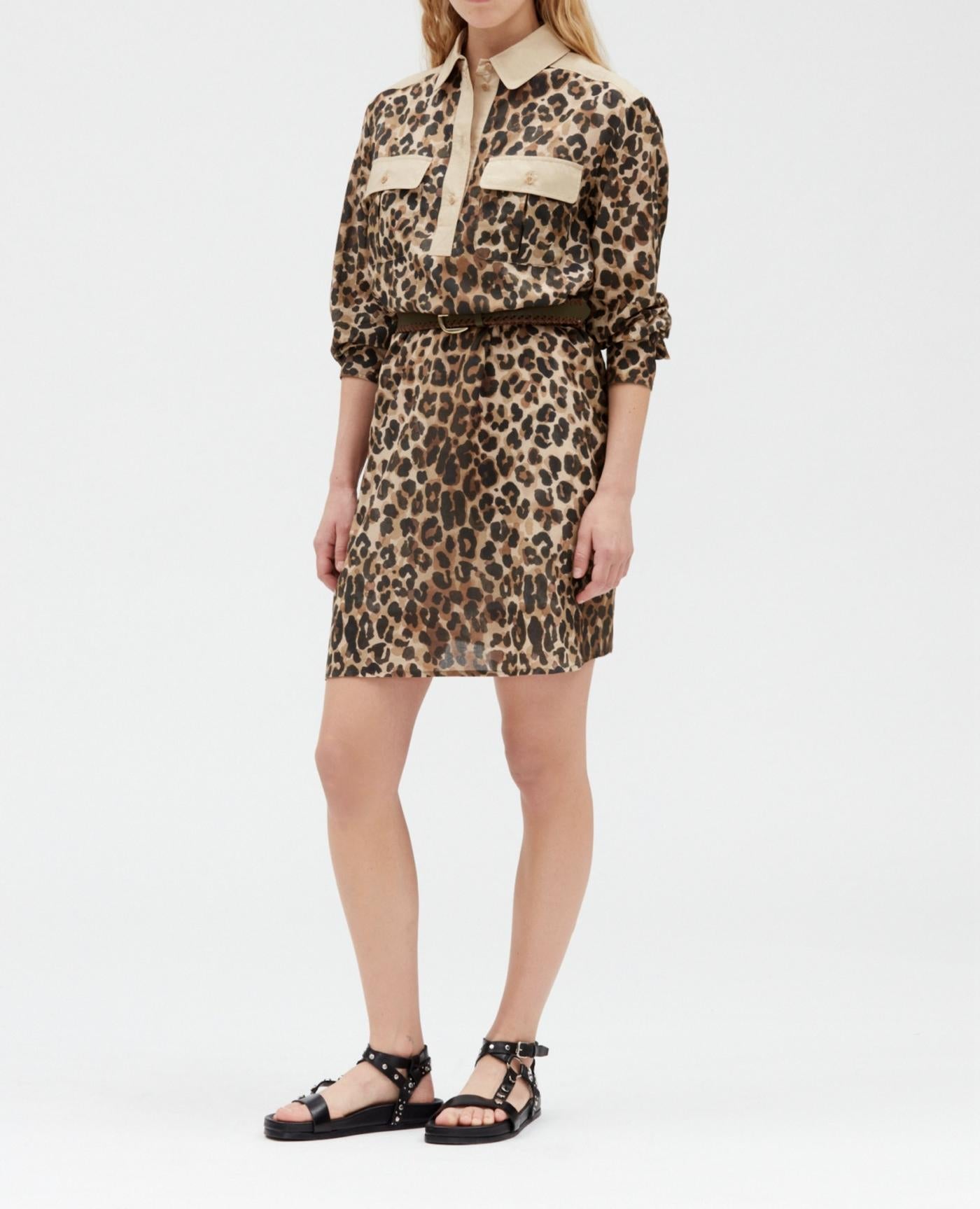 Claudie Pierlot - Robe C&T - Raban - Print Fonce