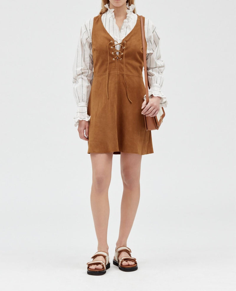 Robe Cuir - Cook - Camel
