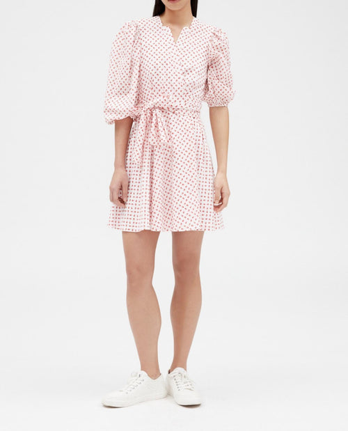 Vestido C&T - Raymonde Fleurette - Estampado claro