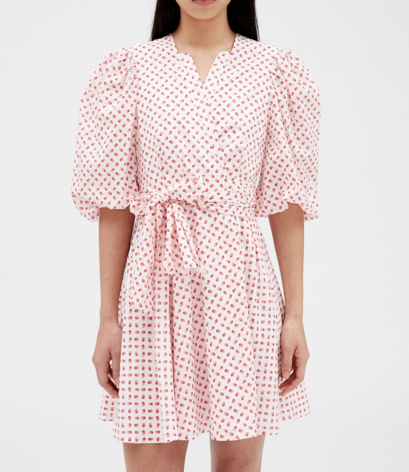 Vestido C&T - Raymonde Fleurette - Estampado claro