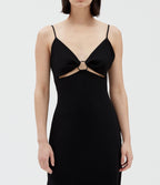 Claudie Pierlot - C&T dress - Rosette - Black