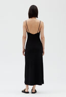 Claudie Pierlot - Vestido C&T - Rosetón - Negro