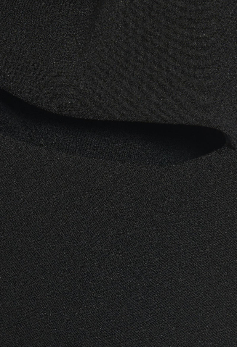 Claudie Pierlot - Vestido C&T - Rosetón - Negro