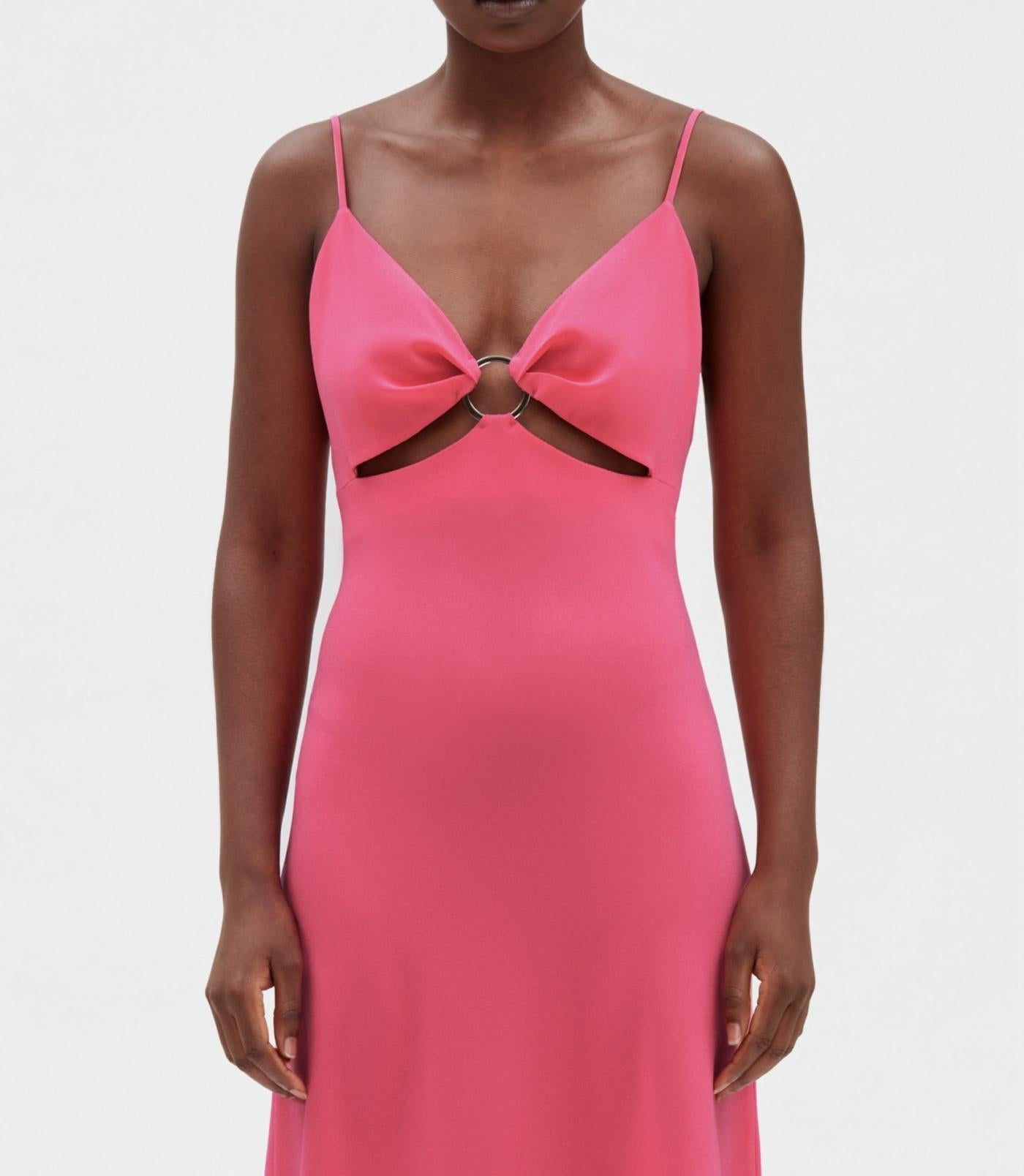 Claudie Pierlot - Vestido C&T - Rosette - Chicle