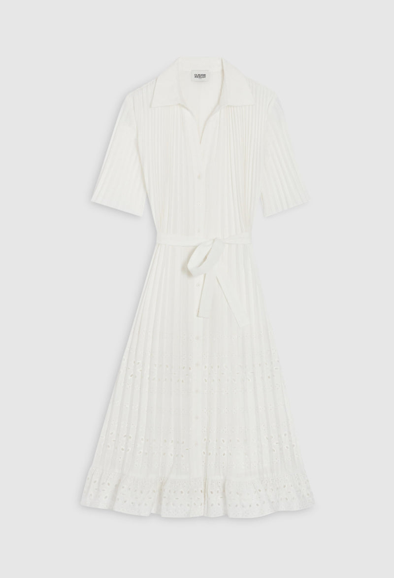 Claudie Pierlot - Vestido Rosalita - Crudo