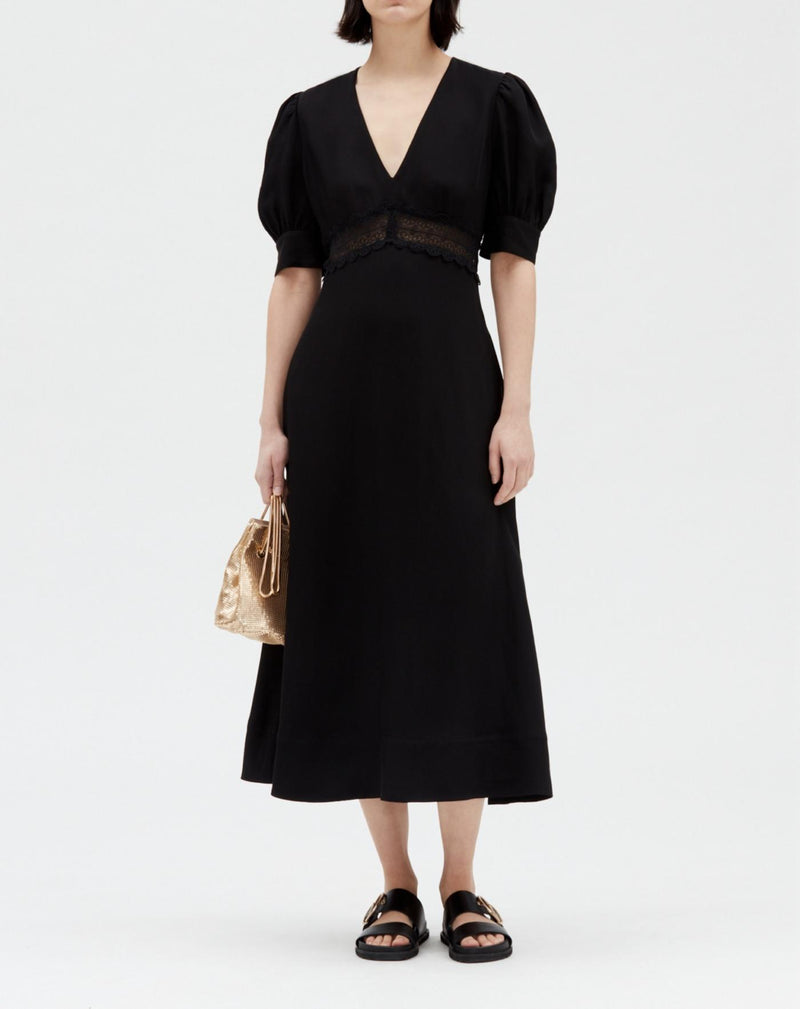 Claudie Pierlot - Robe C&T - Rivage - Noir