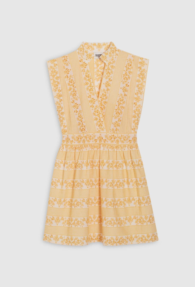 Claudie Pierlot - Robe C&T - Russetine - Mimosa