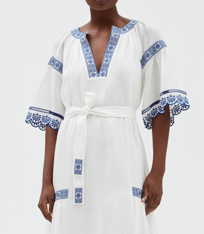 Claudie Pierlot - Vestido Rasalia - Crudo