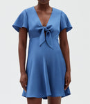 Claudie Pierlot - Robe Raffia - Bleu Orage