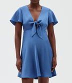 Claudie Pierlot - C&T Dress - Raffia - Storm Blue