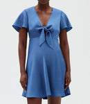 Claudie Pierlot - C&T Dress - Raffia - Storm Blue