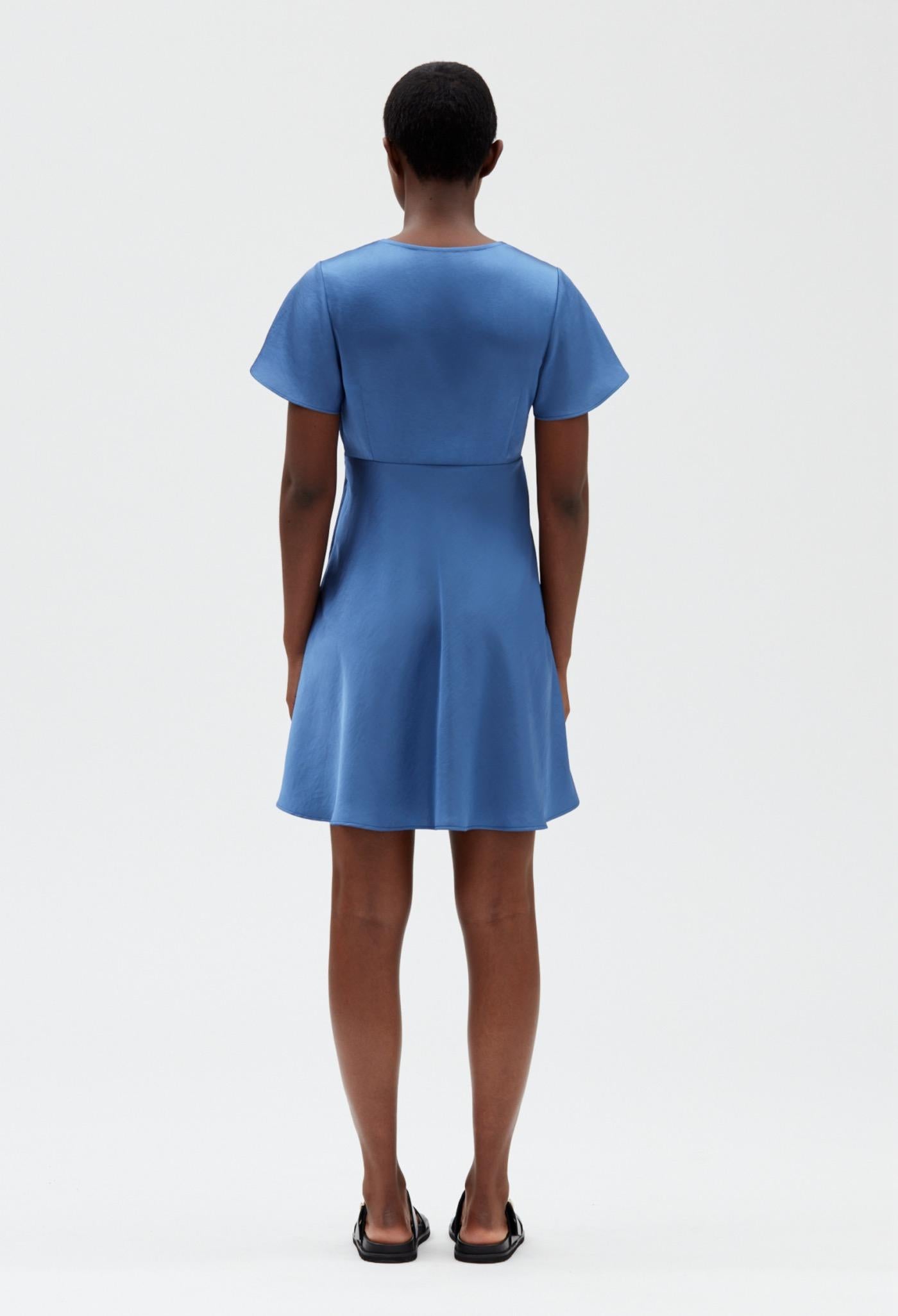 Claudie Pierlot - C&T Dress - Raffia - Storm Blue