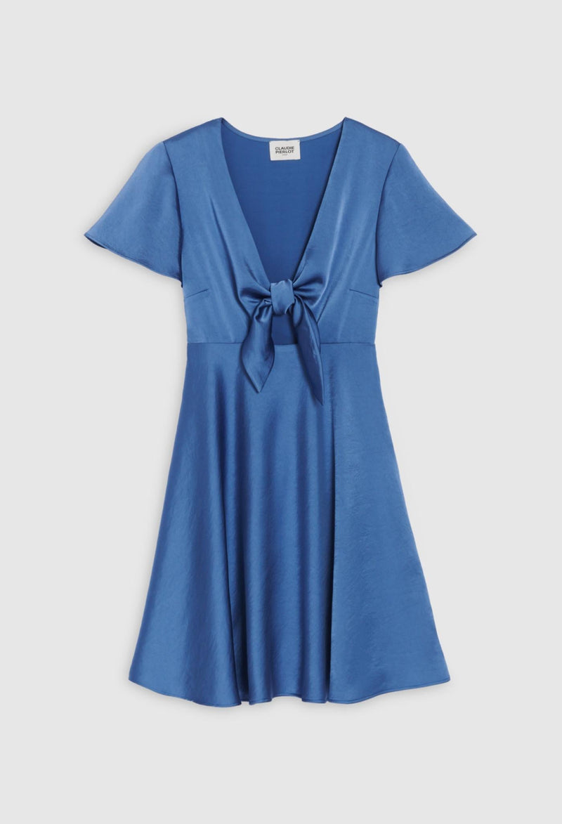 Claudie Pierlot - C&T Dress - Raffia - Storm Blue