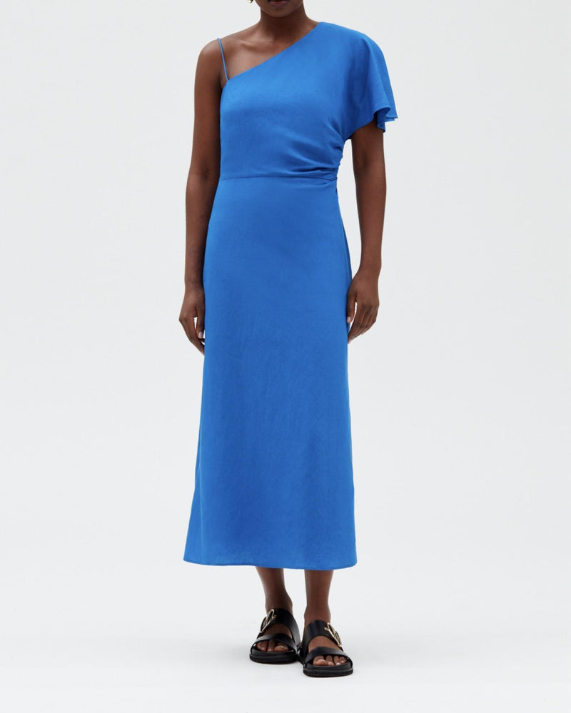 Claudie Pierlot - Robe C&T - Roman Bis - Bleu Santorin