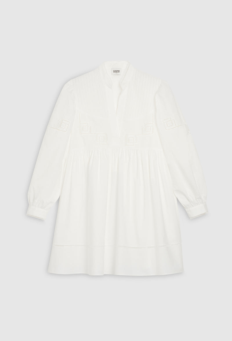 Claudie Pierlot - Vestido Rosiebis - Blanc