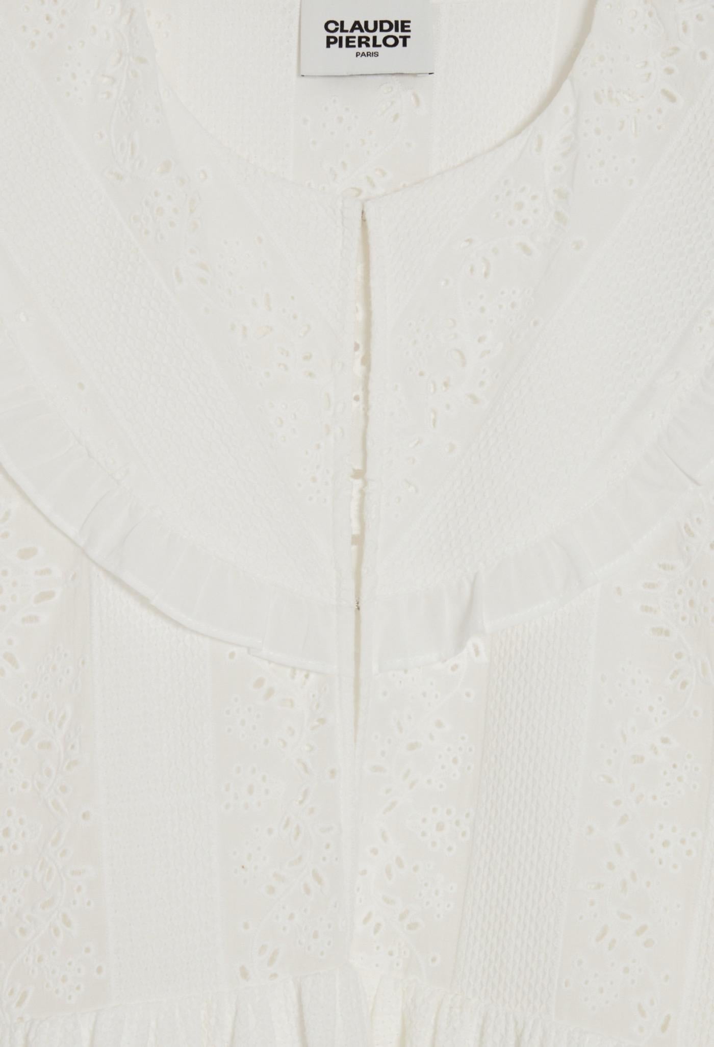 Claudie Pierlot - Robe C&T - Russa - Blanc