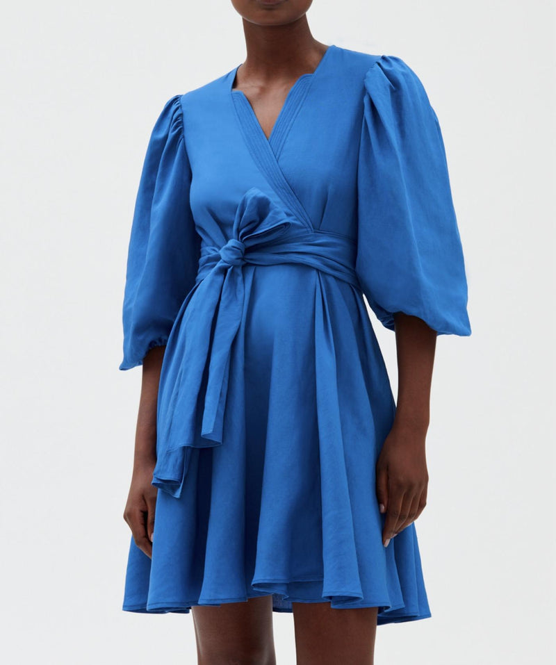 Claudie Pierlot - Vestido Raymondesantorin - Bleu Santorin