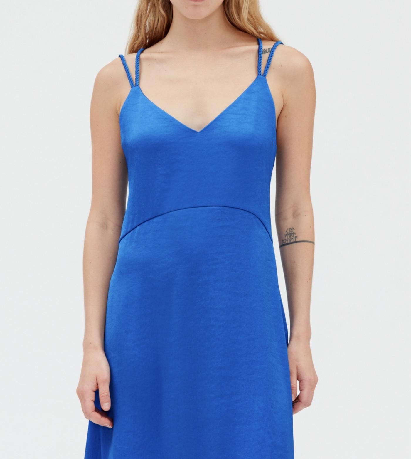 Claudie Pierlot - Vestido C&T - Royasantorin - Azul Santorini