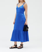 Claudie Pierlot - Vestido C&T - Royasantorin - Azul Santorini