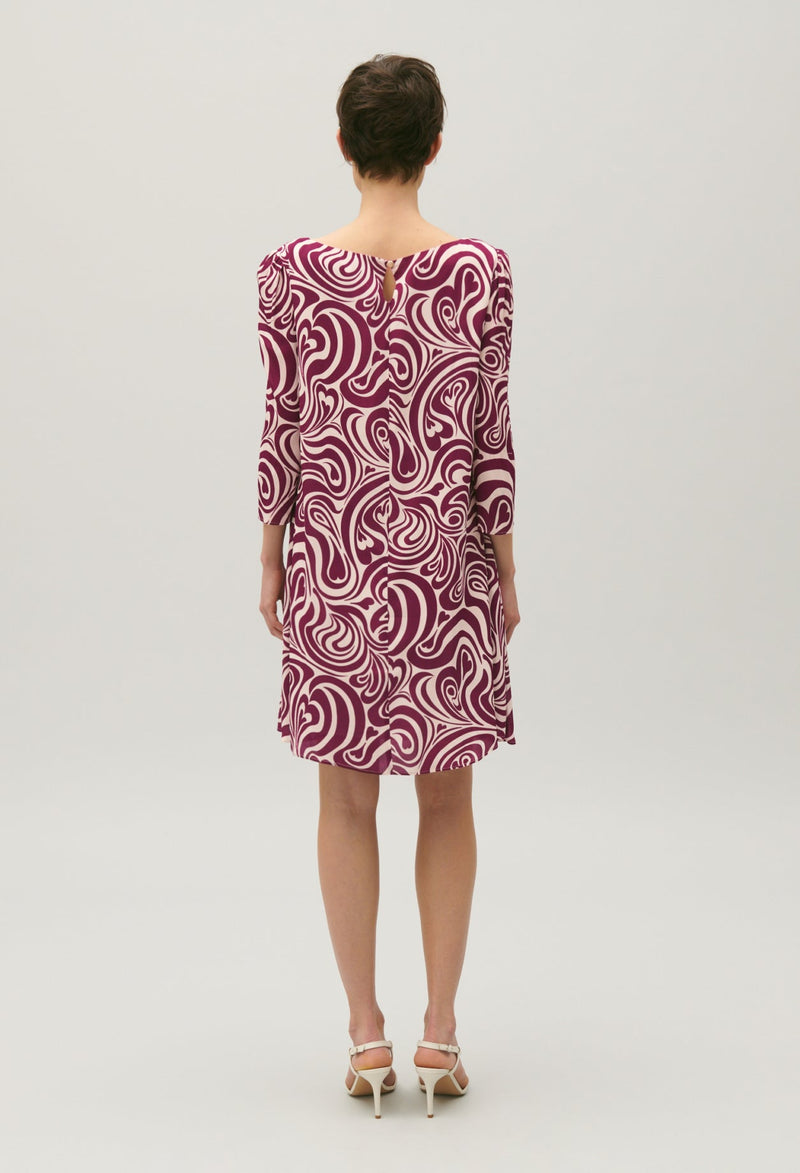 Vestido C&T - Rififi - Estampado oscuro