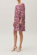 Vestido C&T - Rififi - Estampado oscuro