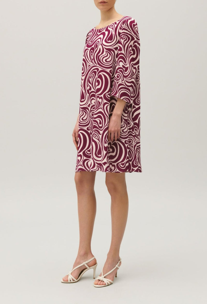 Vestido C&T - Rififi - Estampado oscuro