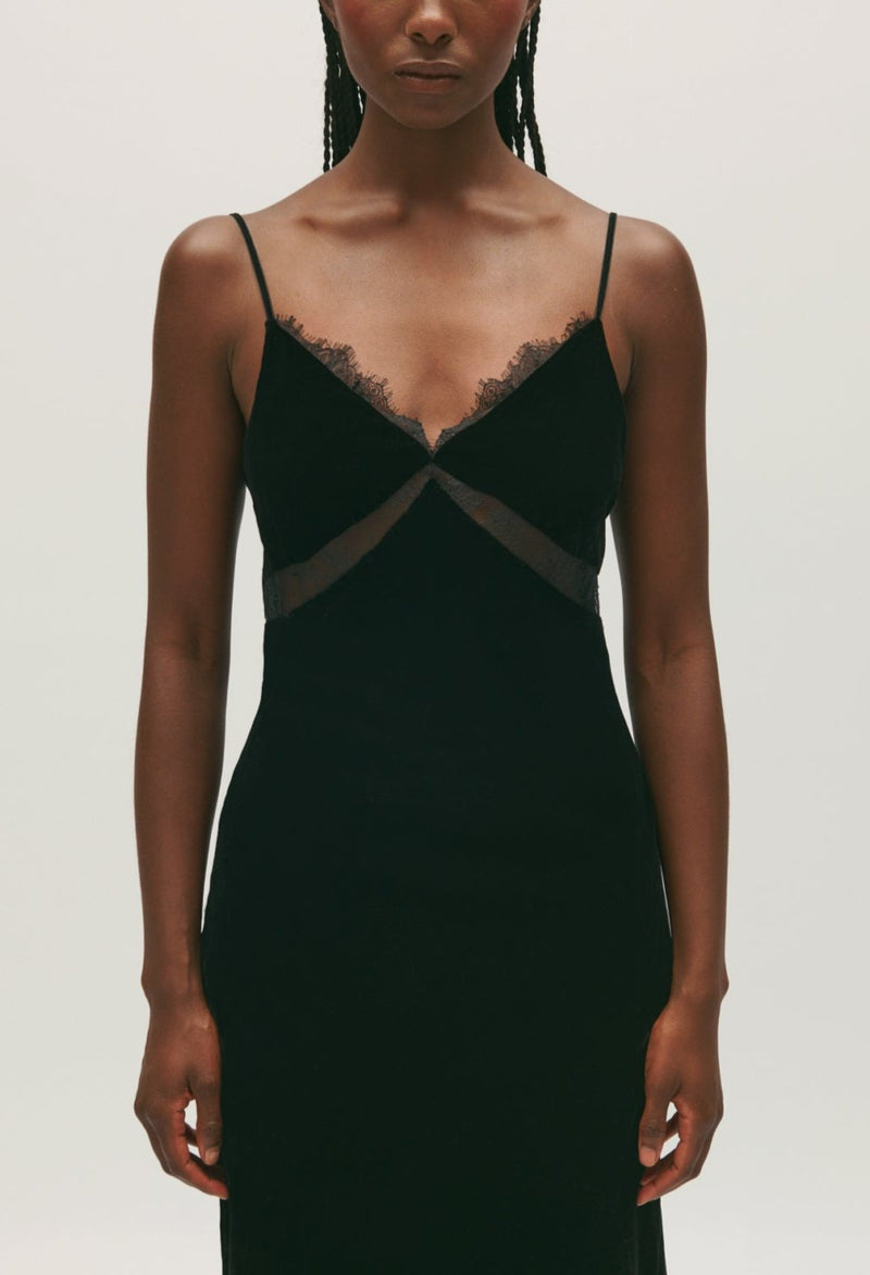 Robe C&T - Ribellevelours - Noir