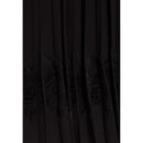 Robe Twist Courte Plissée Noire