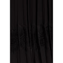 Robe Twist Courte Plissée Noire