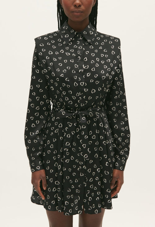 Vestido C&T - Ralli Coeurs - Estampado oscuro