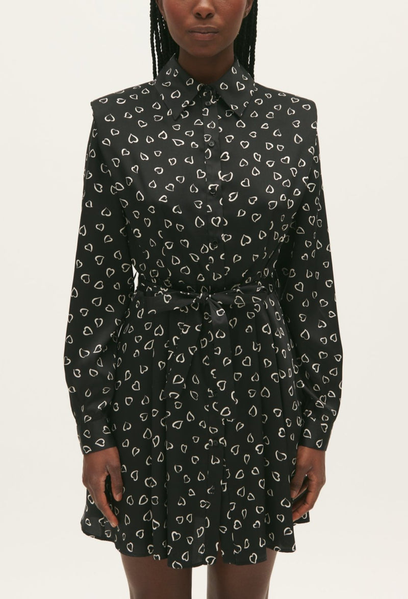 Vestido C&T - Ralli Coeurs - Estampado oscuro