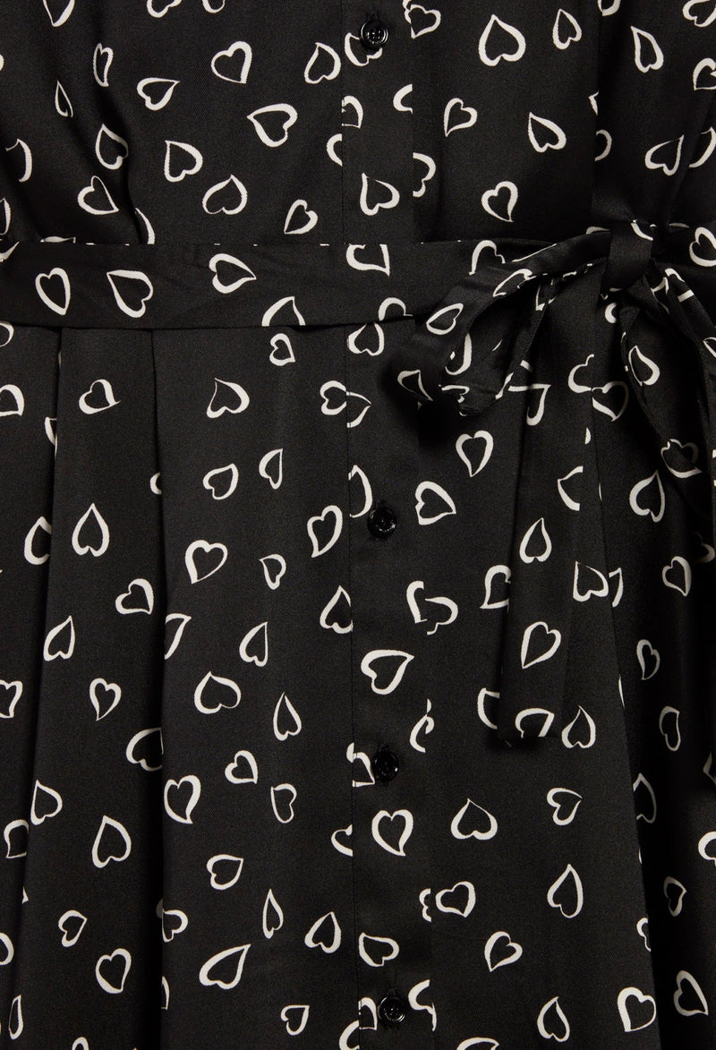 Vestido C&T - Ralli Coeurs - Estampado oscuro