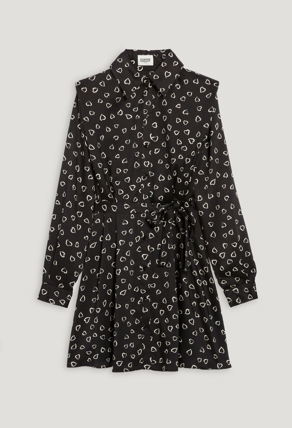 Claudie Pierlot - Robe C&T - Ralli Coeurs - Print Fonce