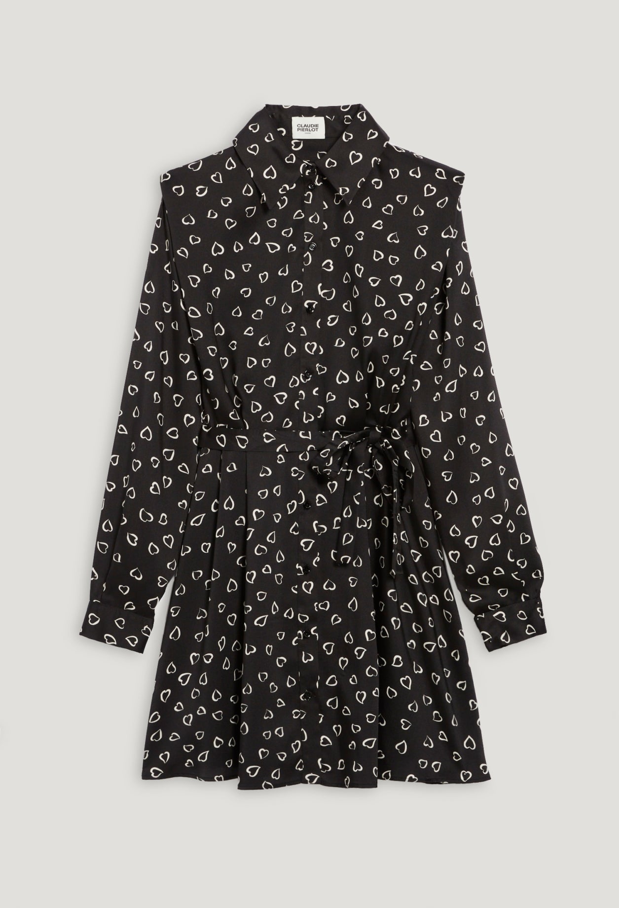 Claudie Pierlot - Robe C&T - Ralli Coeurs - Print Fonce