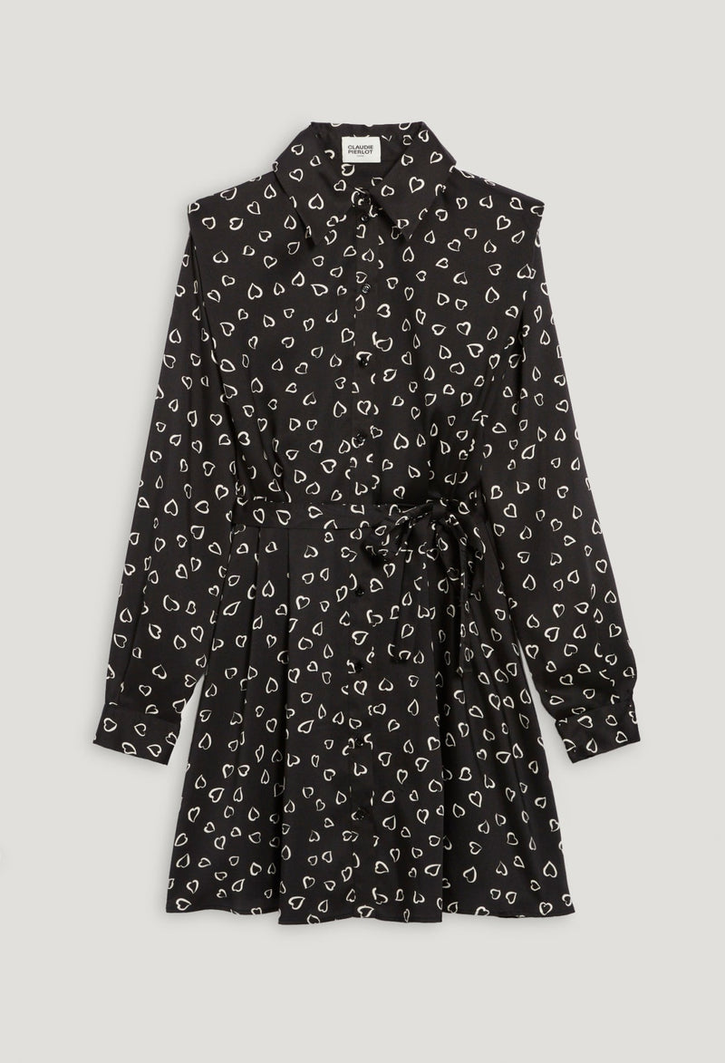 Vestido C&T - Ralli Coeurs - Estampado oscuro