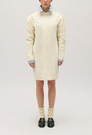 Knitted Dress - Mansoura - Ecru