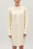 Knitted Dress - Mansoura - Ecru