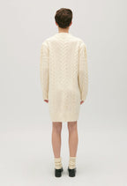 Knitted Dress - Mansoura - Ecru