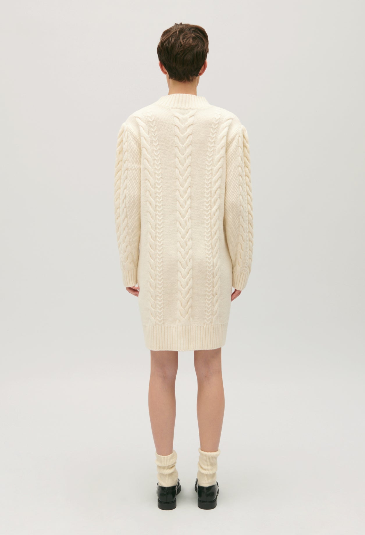 Knitted Dress - Mansoura - Ecru