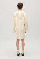 Knitted Dress - Mansoura - Ecru