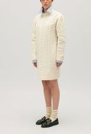 Knitted Dress - Mansoura - Ecru