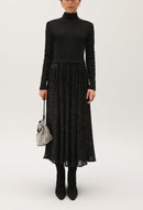 Knitted Dress - Telisequin - Black