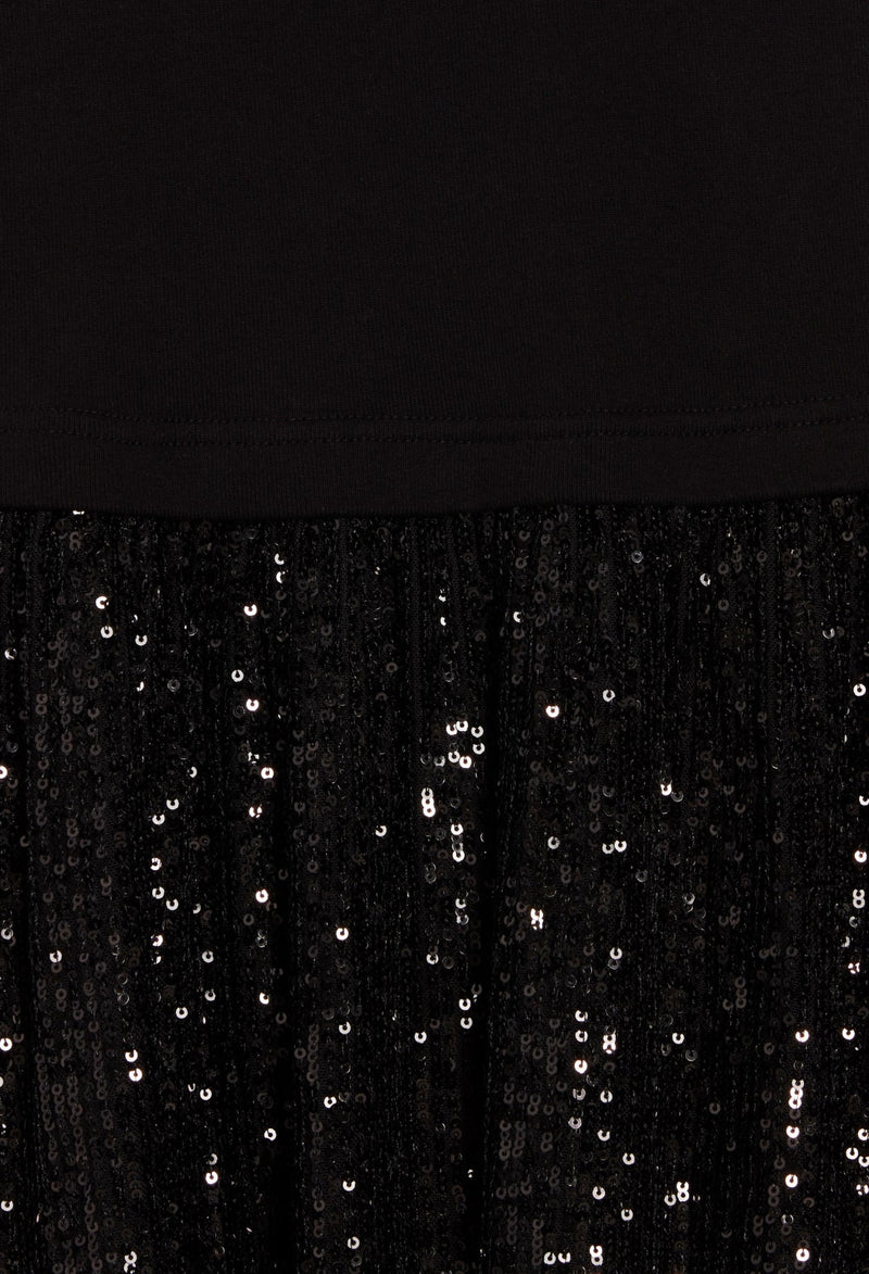 Knitted Dress - Telisequin - Black