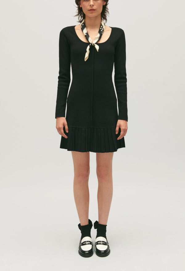Claudie Pierlot - Robe Maille - Melodieuse - Noir