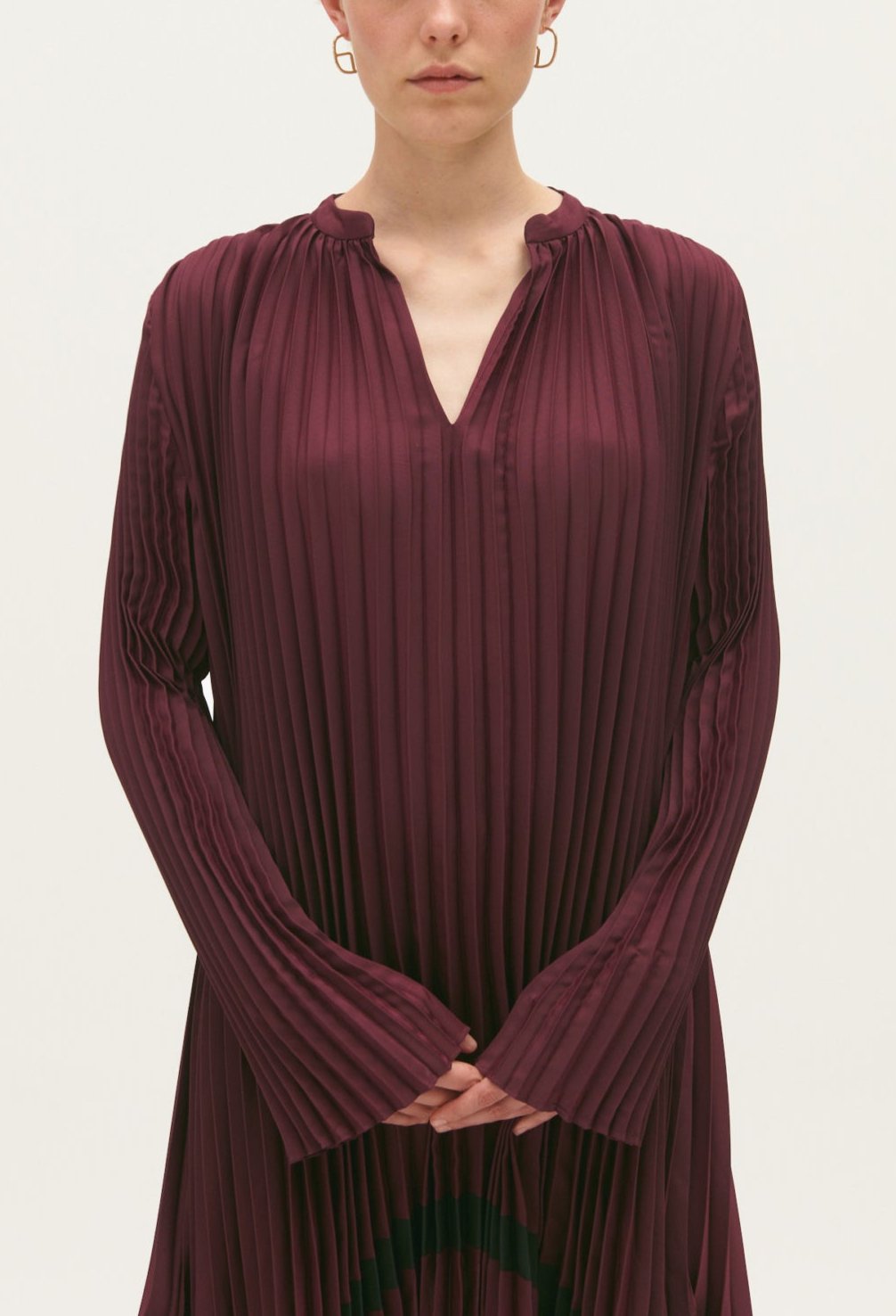 Vestido C&T - Riverso - Burdeos
