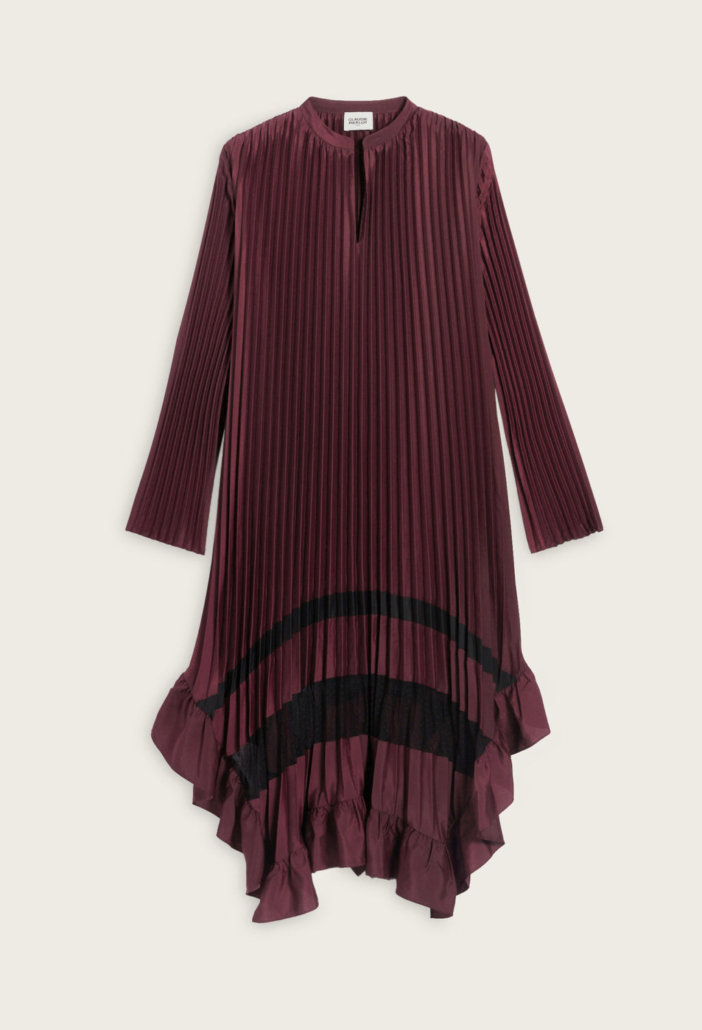Vestido C&T - Riverso - Burdeos