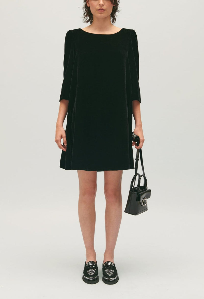 Robe C&T - Rififivelours - Noir