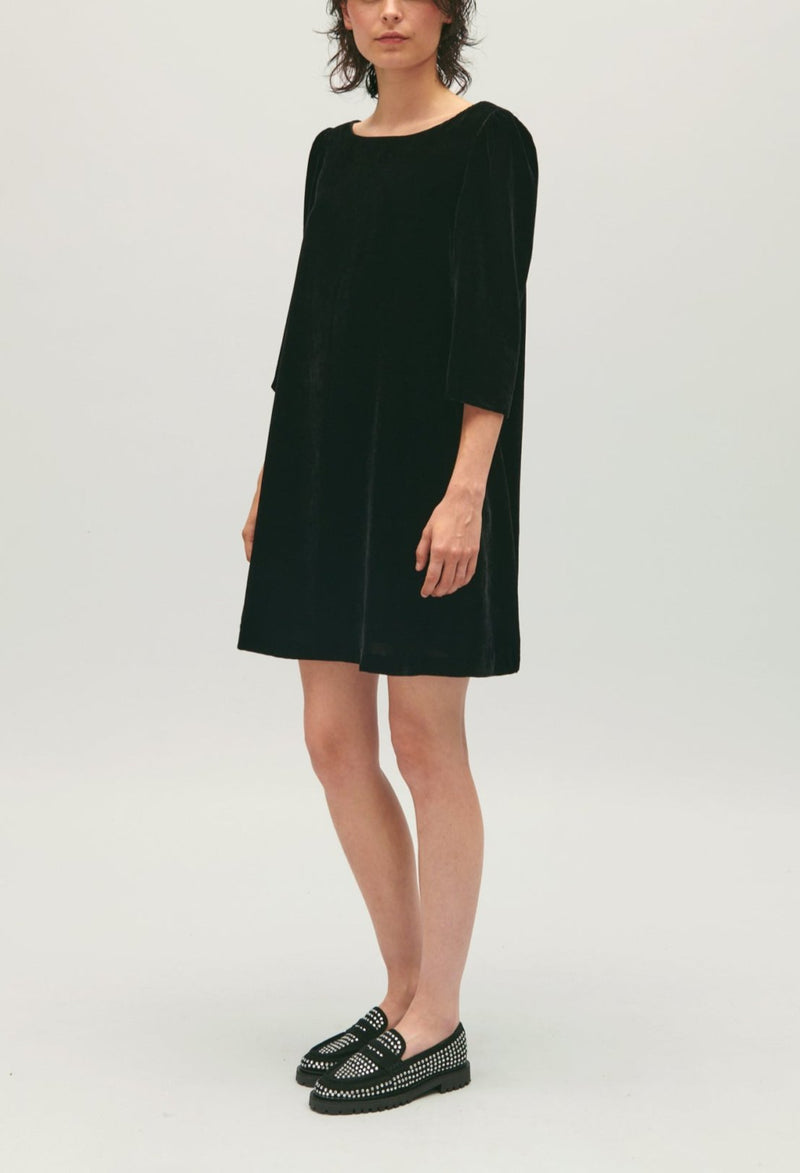 Robe C&T - Rififivelours - Noir
