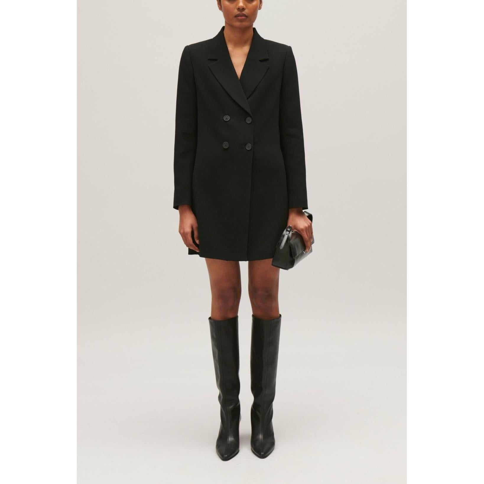 Claudie Pierlot - Vestido corto de traje negro