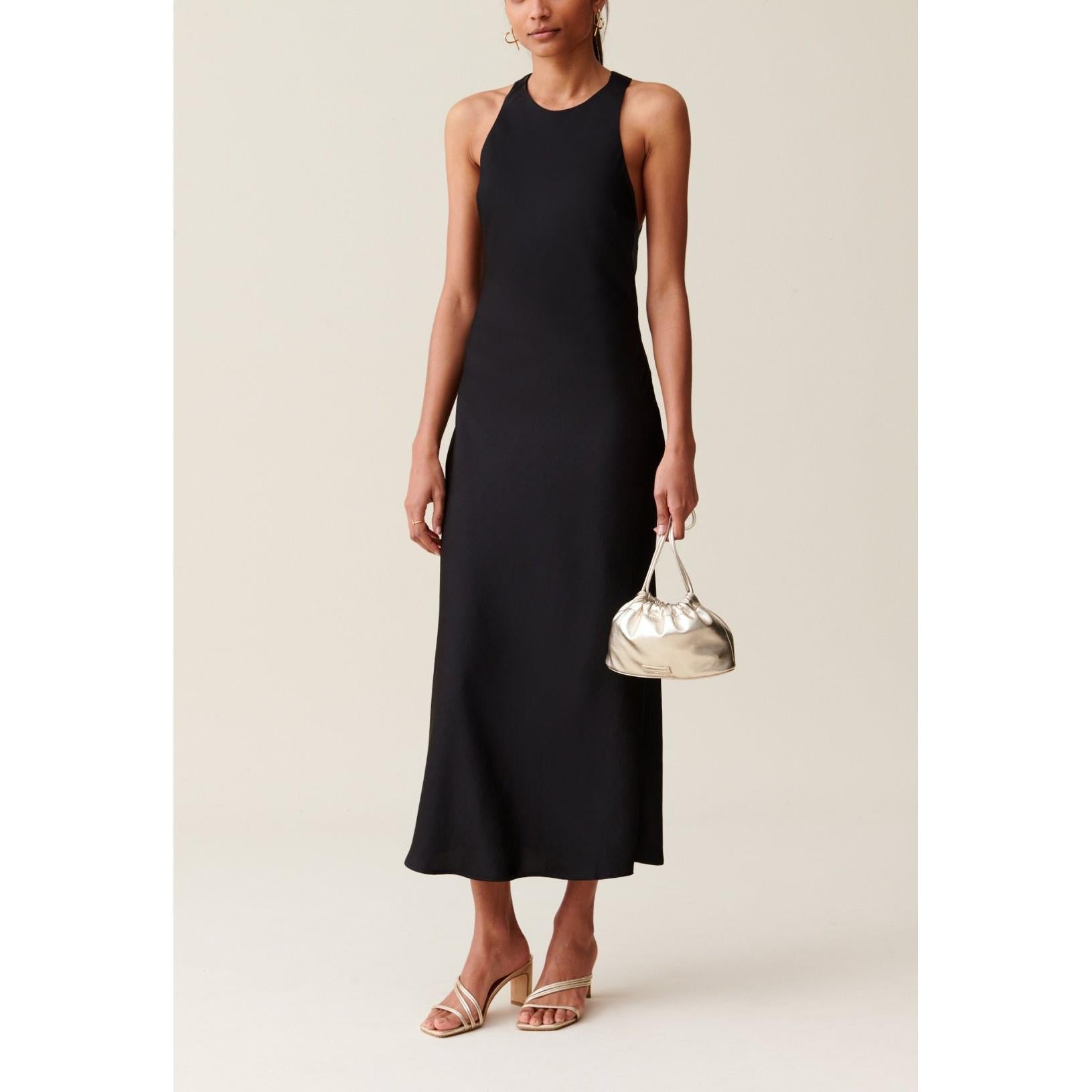 Vestido Largo De Satén